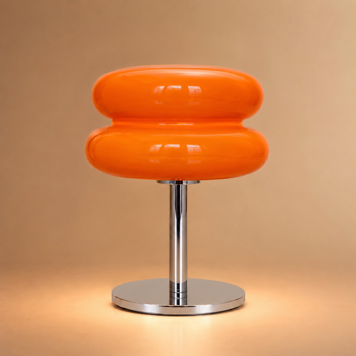 Lampe à poser en verre Macaron Élise