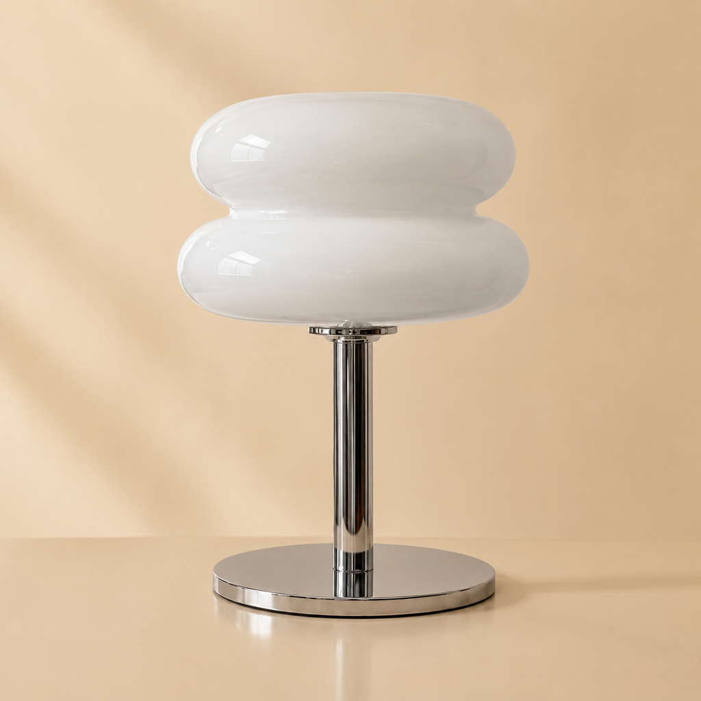 Lampe à poser en verre Macaron Élise