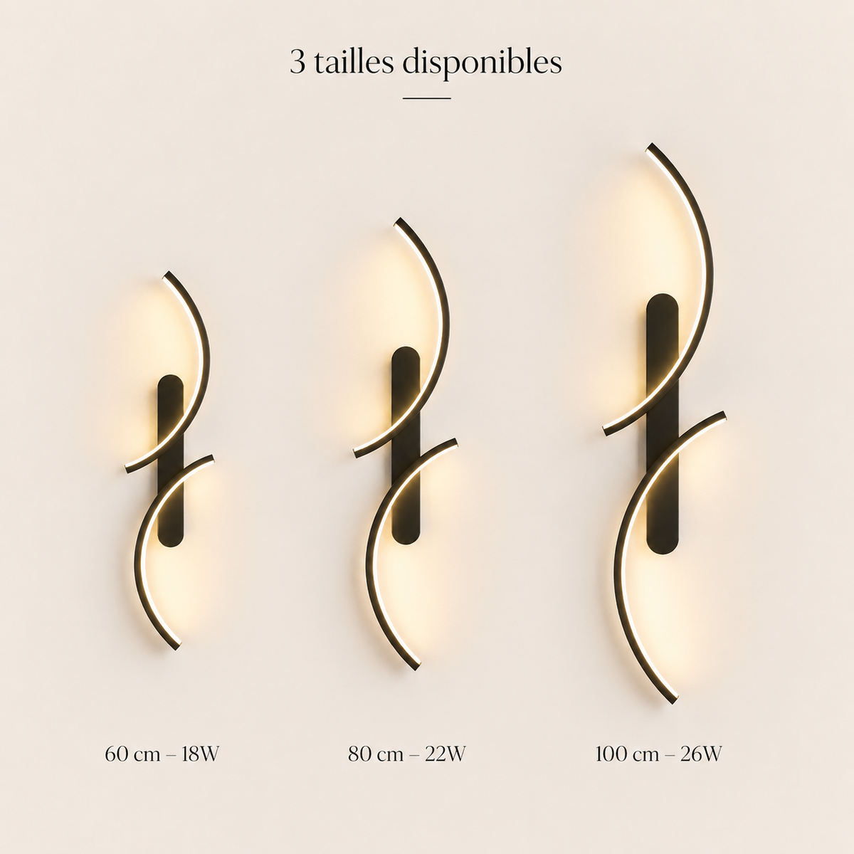 Applique murale LED contemporaine Celya