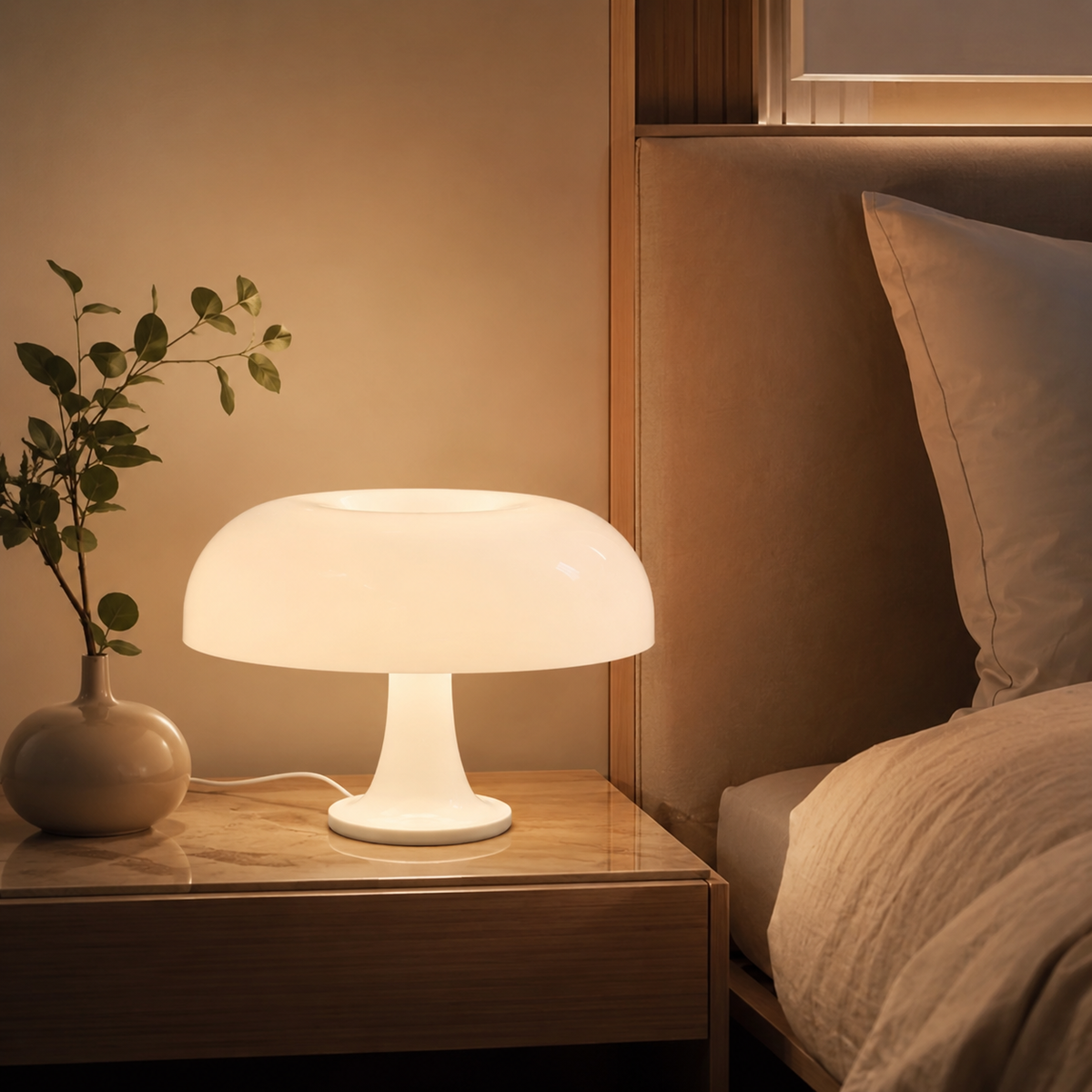 Lampe à poser champignon Noma