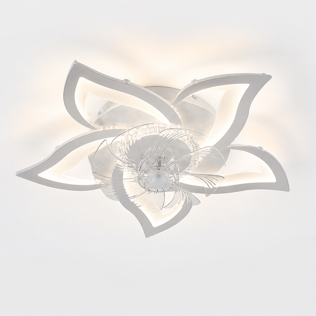 Ventilateur plafonnier LED Fleur