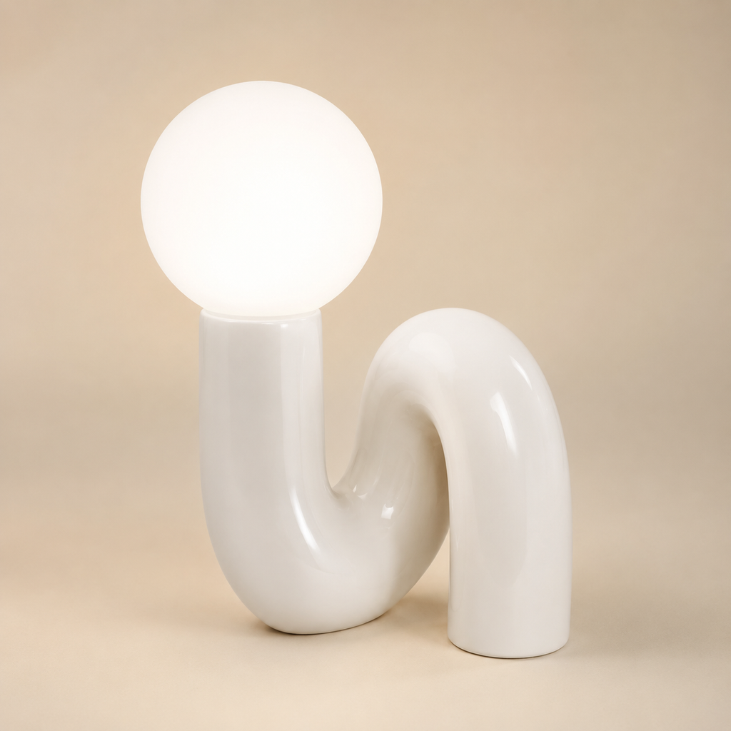 Lampe à poser sculpturale Oria