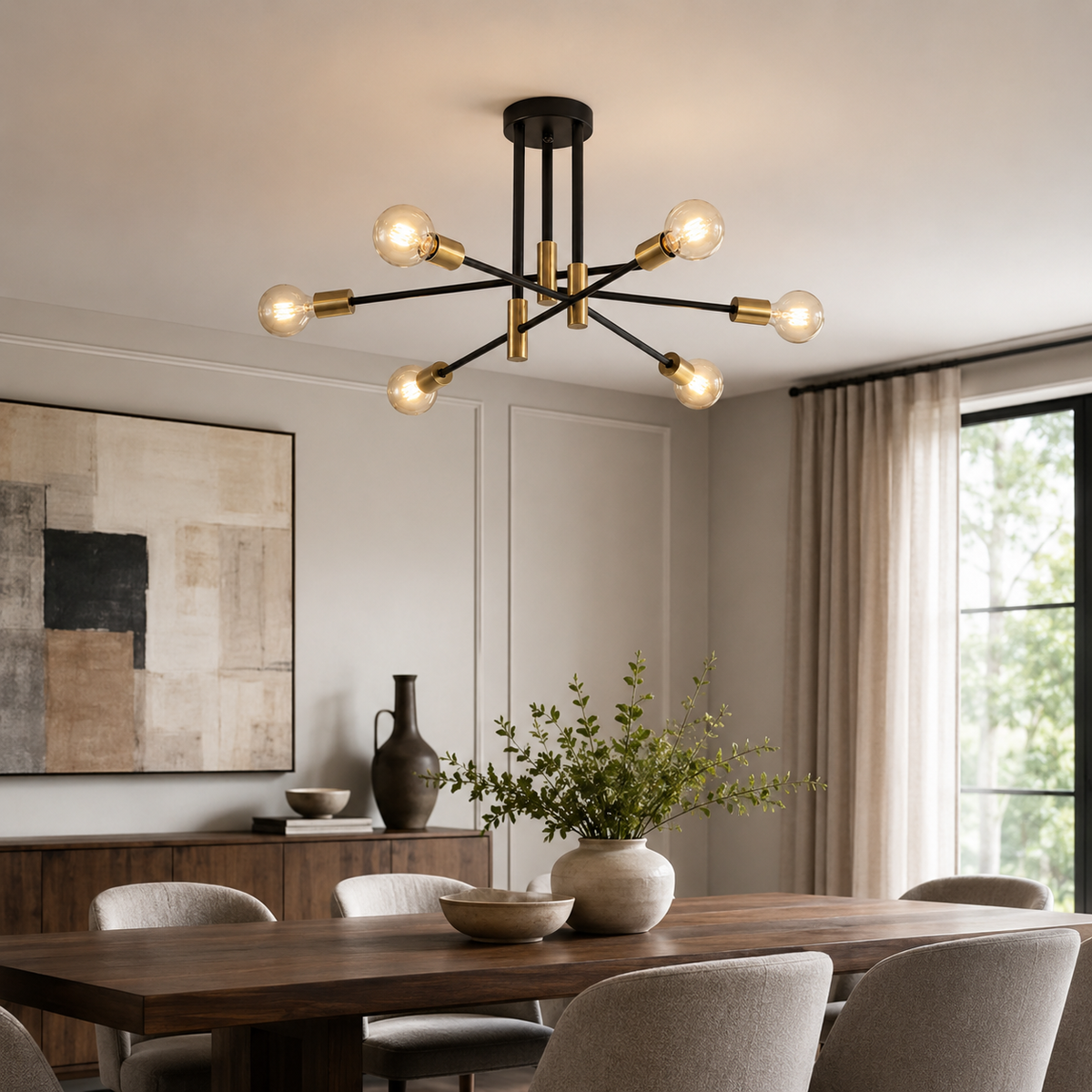 Plafonnier Sputnik 6 lumières Aris