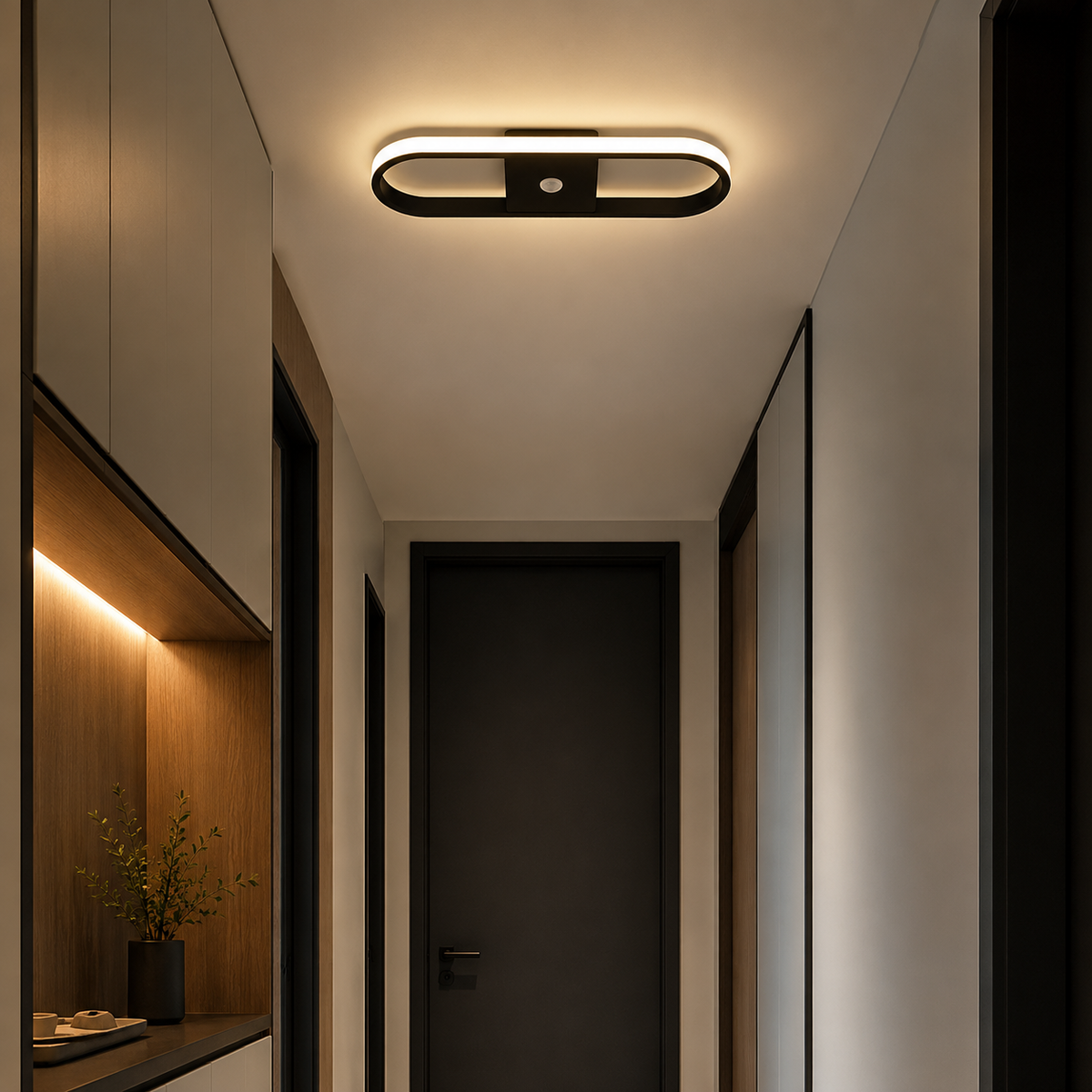 Plafonnier LED à détecteur Noxis