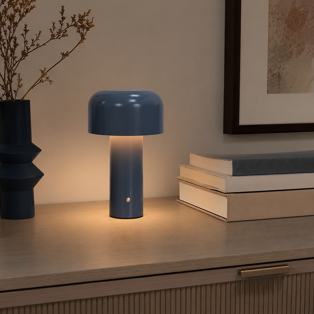 Lampe à poser champignon rechargeable Milo