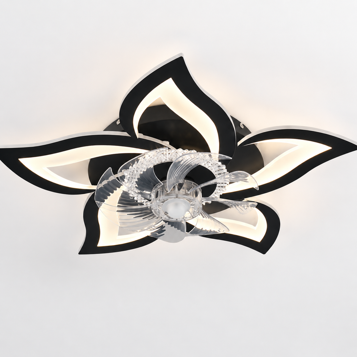 Ventilateur plafonnier LED Fleur