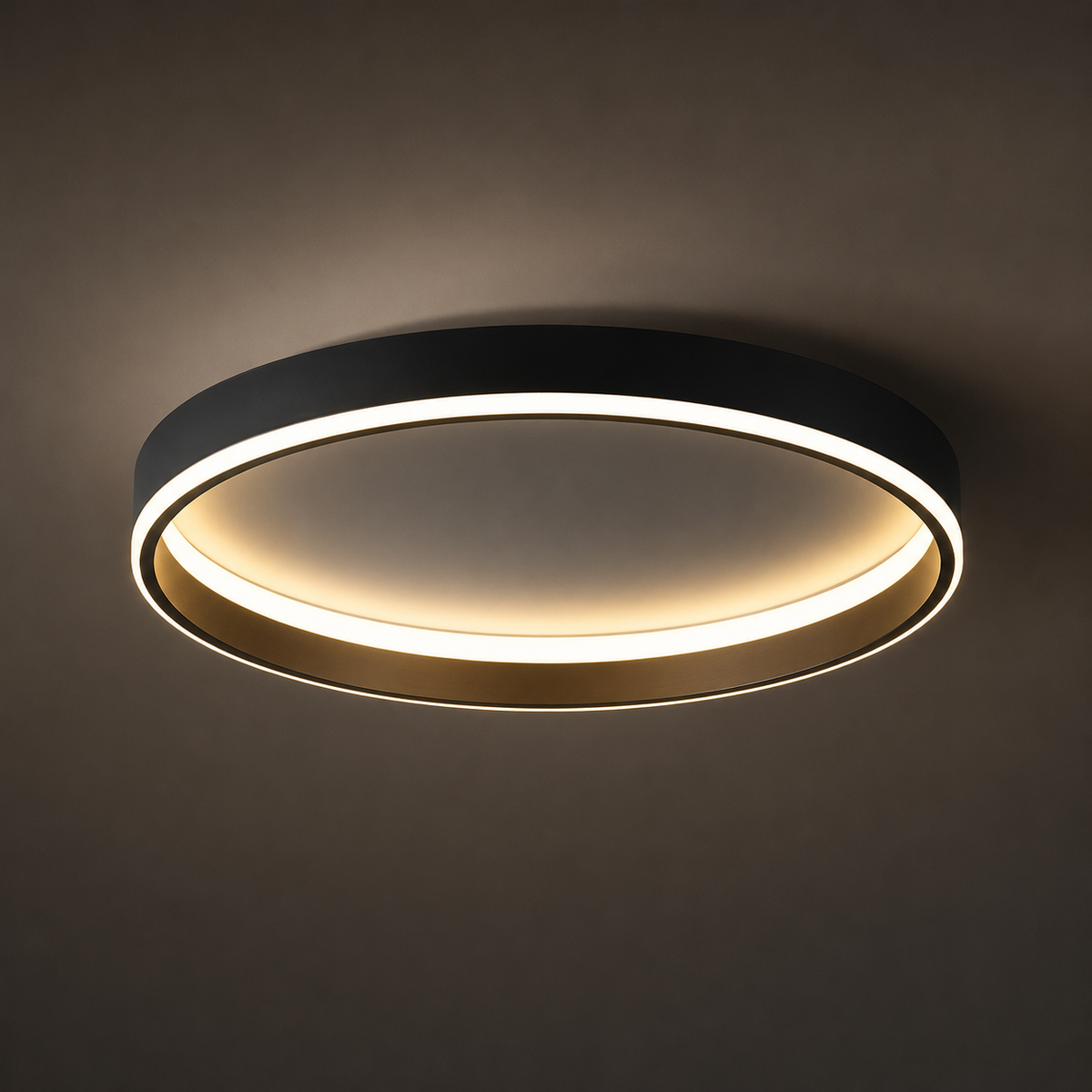 Plafonnier LED rond minimaliste Halo
