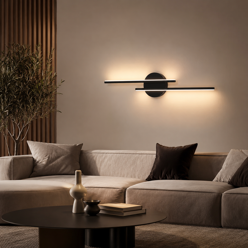 Applique murale LED Linea Noir