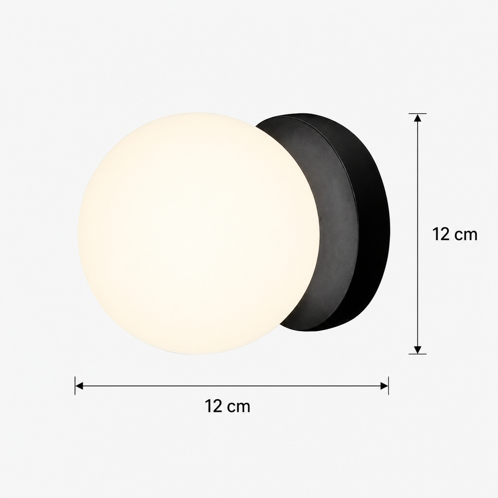 Applique murale LED ronde Opale