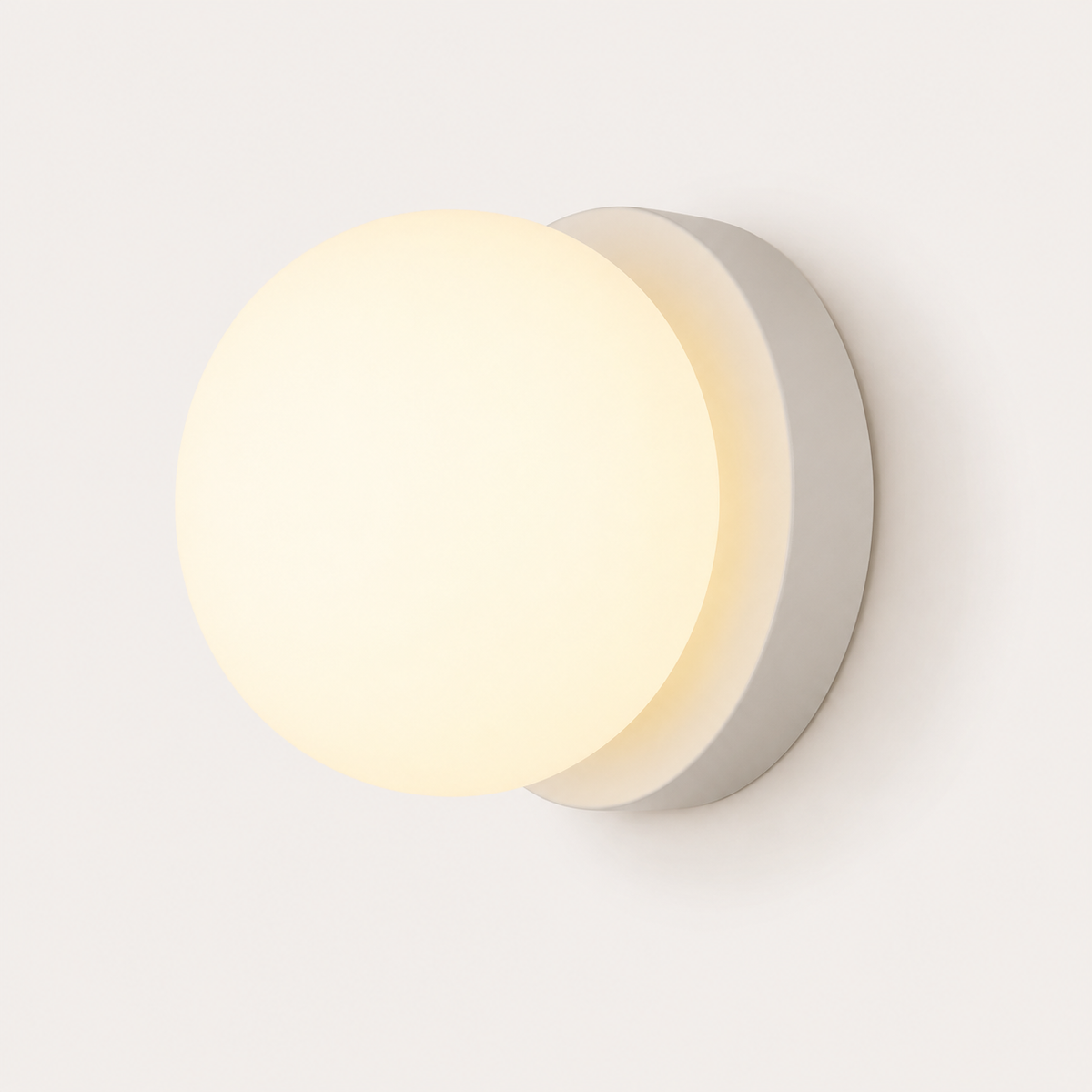 Applique murale LED ronde Opale