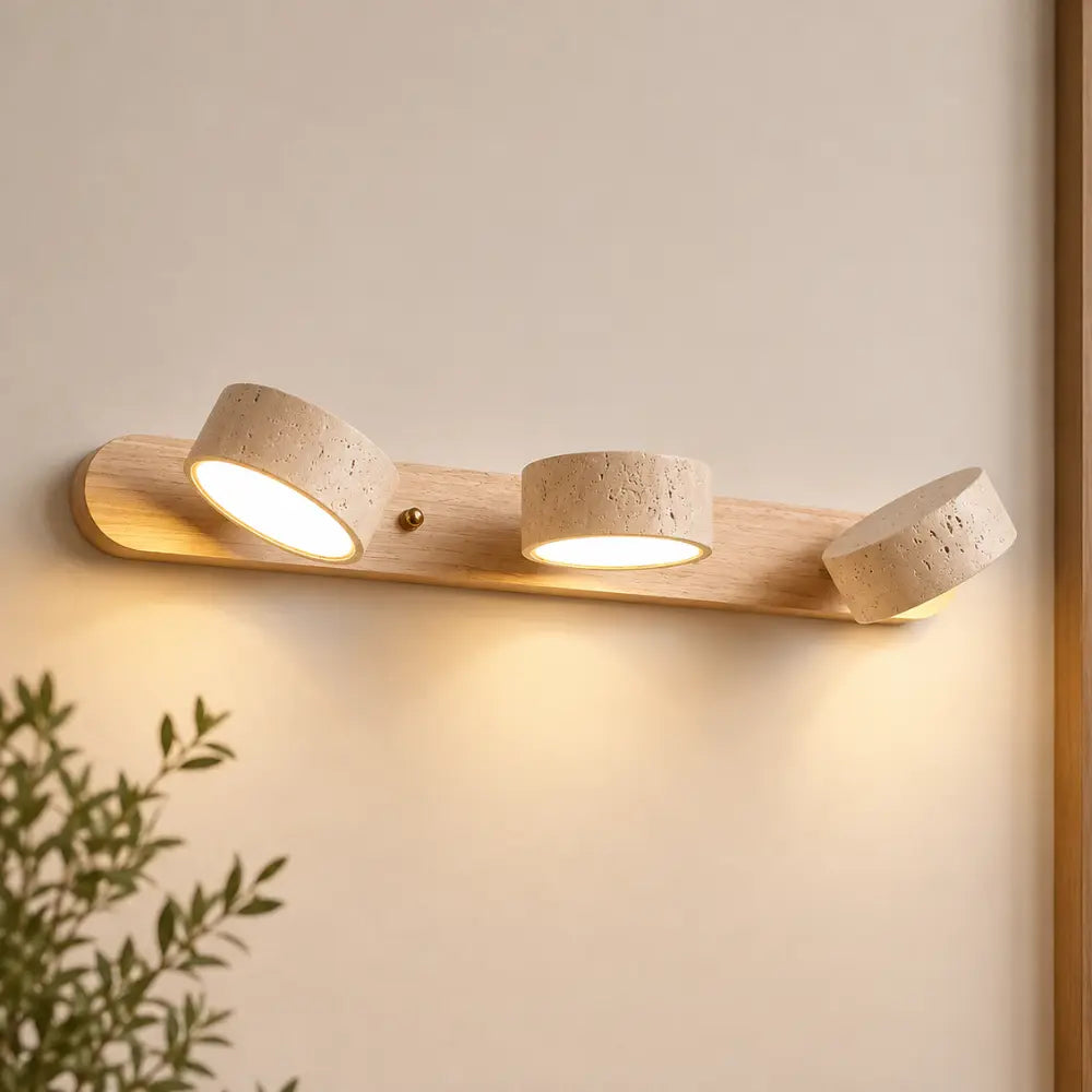 Applique murale multi-têtes travertin Triva - vue produit 7