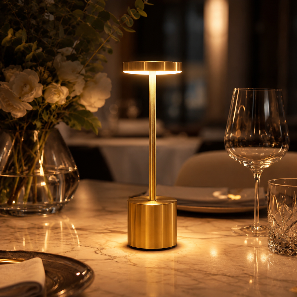 Lampe à poser tactile rechargeable Liora