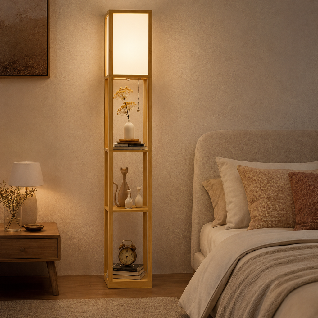 Lampadaire étagère Elia