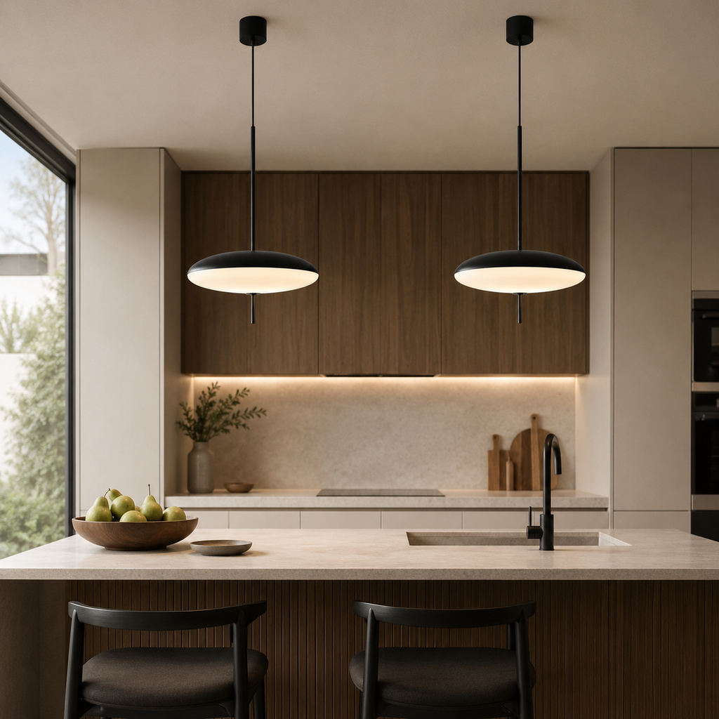 Suspension LED soucoupe Vela