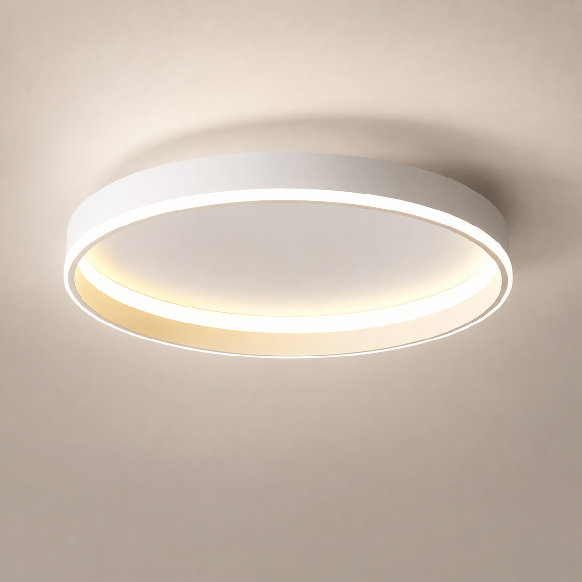 Plafonnier LED rond minimaliste Halo