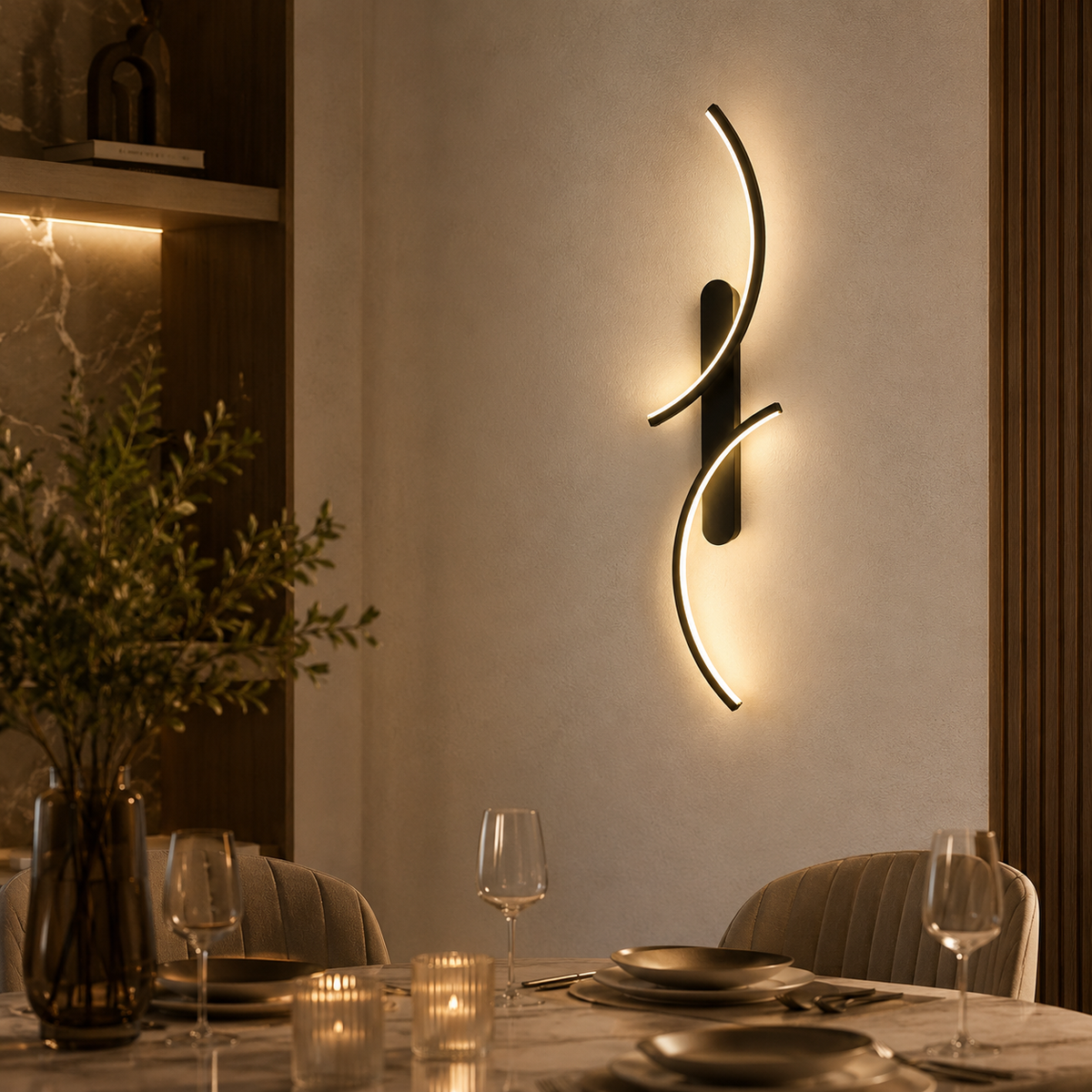 Applique murale LED contemporaine Celya